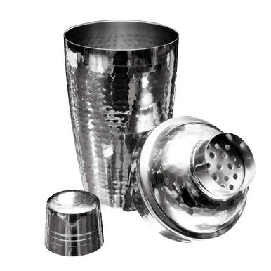 500ml Cocktail Shaker With Hammered Effect