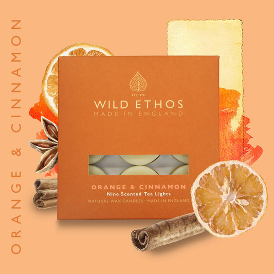 Cinnamon & Orange "Winter Spice" Scented Tealights