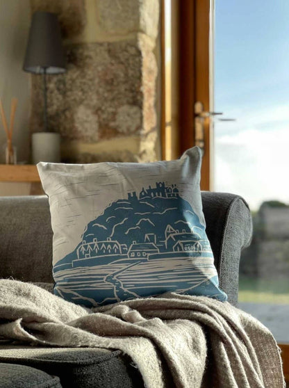 St Michael's Mount Lino Cushion
