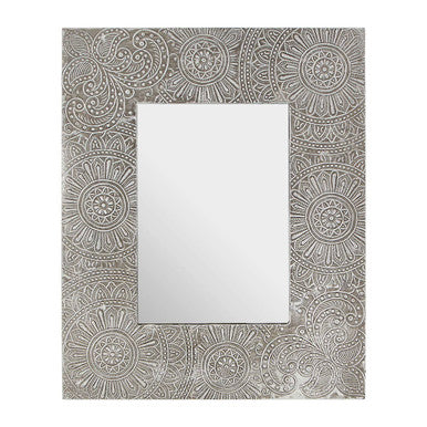 Bowerbird 5 x 7 Silver Etched Photo Frame