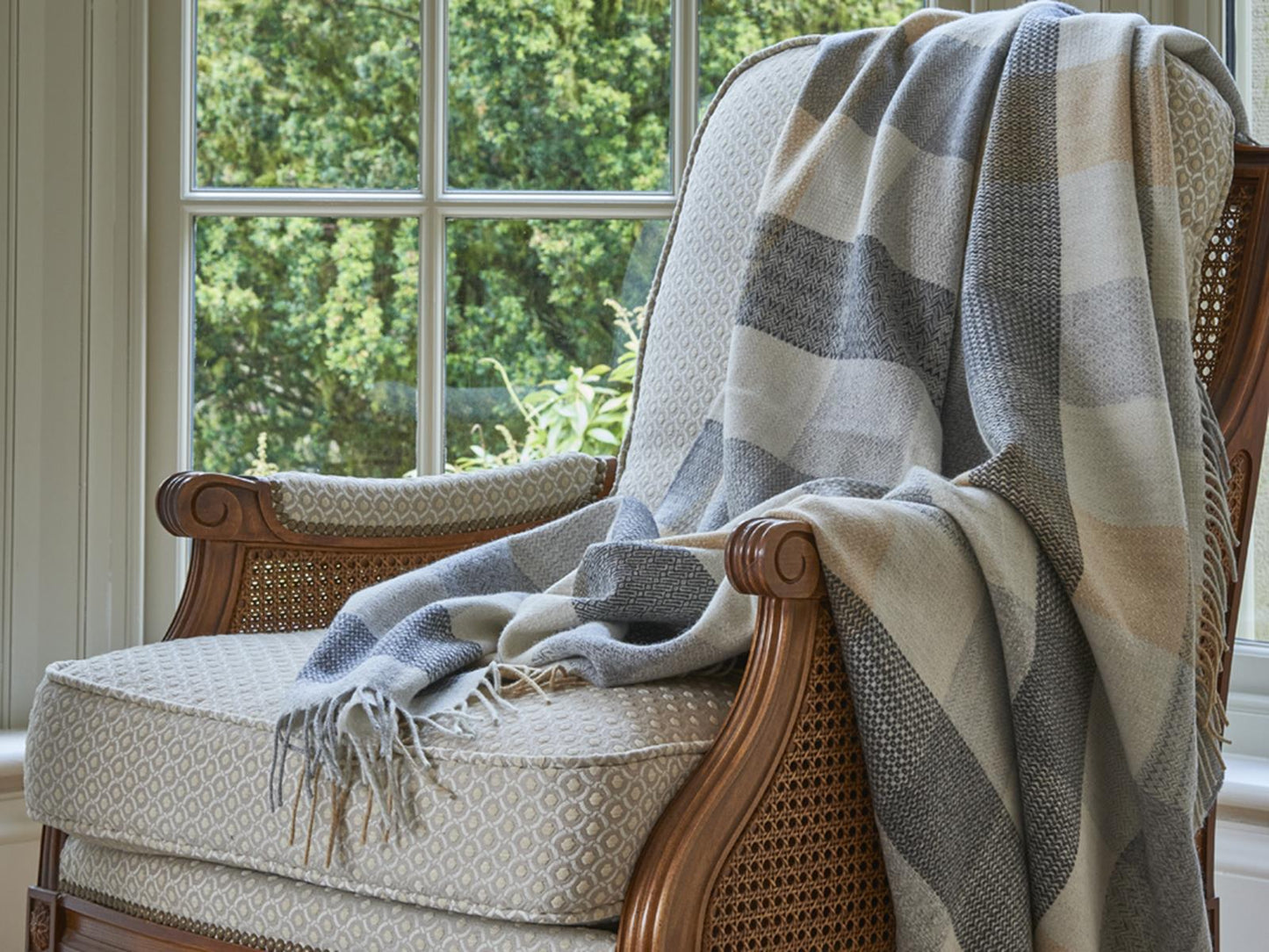 Patchwork Merino Lambswool Throw - Croft