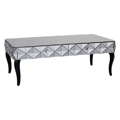 Soho Silver 3D Geometric Coffee Table