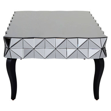 Soho Silver 3D Geometric Coffee Table