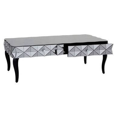 Soho Silver 3D Geometric Coffee Table