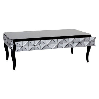 Soho Silver 3D Geometric Coffee Table