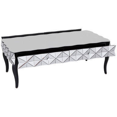 Soho Silver 3D Geometric Coffee Table