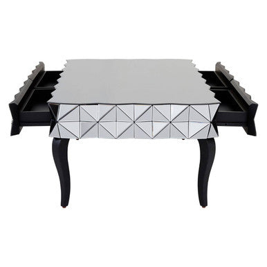 Soho Silver 3D Geometric Coffee Table