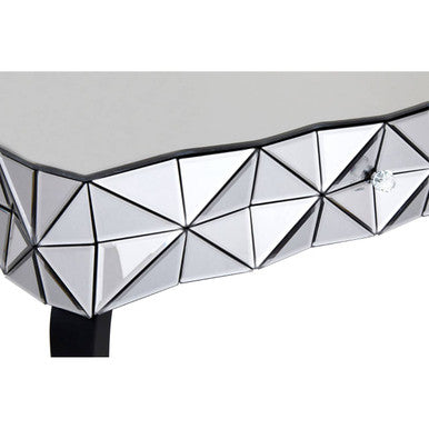 Soho Silver 3D Geometric Coffee Table