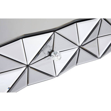 Soho Silver 3D Geometric Coffee Table