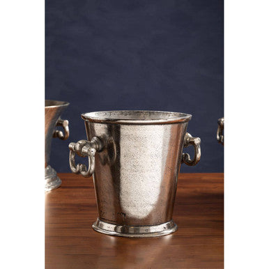Rustic Antique Silver Wine Cooler