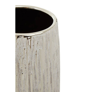 Hesper Large Silver Ceramic Vase