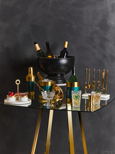 Carolina Green Enamel Cocktail Set