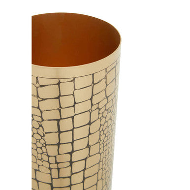 Meko Large Croc Pattern Vase