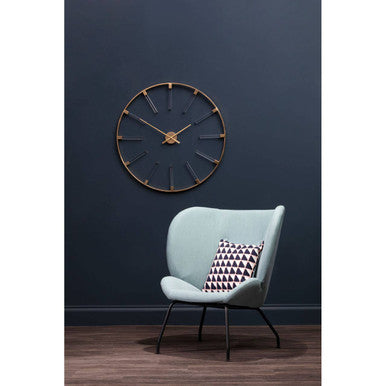 Beauly Gold Finish Round Wall Clock
