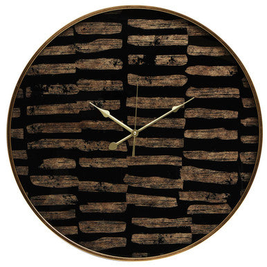 Celina Black & Gold Wall Clock