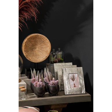 Kensington Townhouse Hammered Silver 5 x 7 Photo Frame