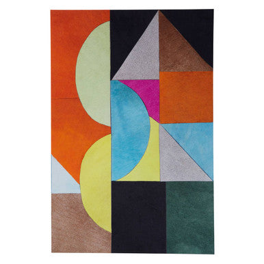 Safira Genunie Leather Abstract Wall Art