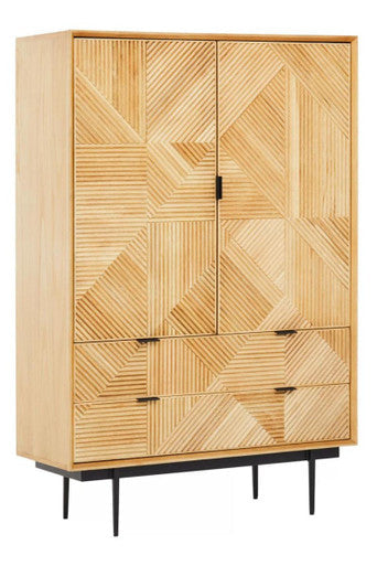 Jakara Natural Wooden Cabinet