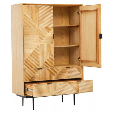 Jakara Natural Wooden Cabinet