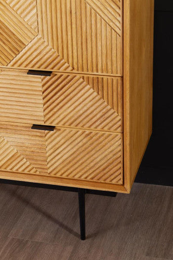 Jakara Natural Wooden Cabinet