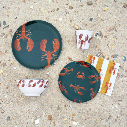 Lobster Melamine Dinner Plate