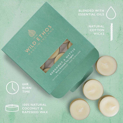 Bergamot & Nettle Scented Tealights