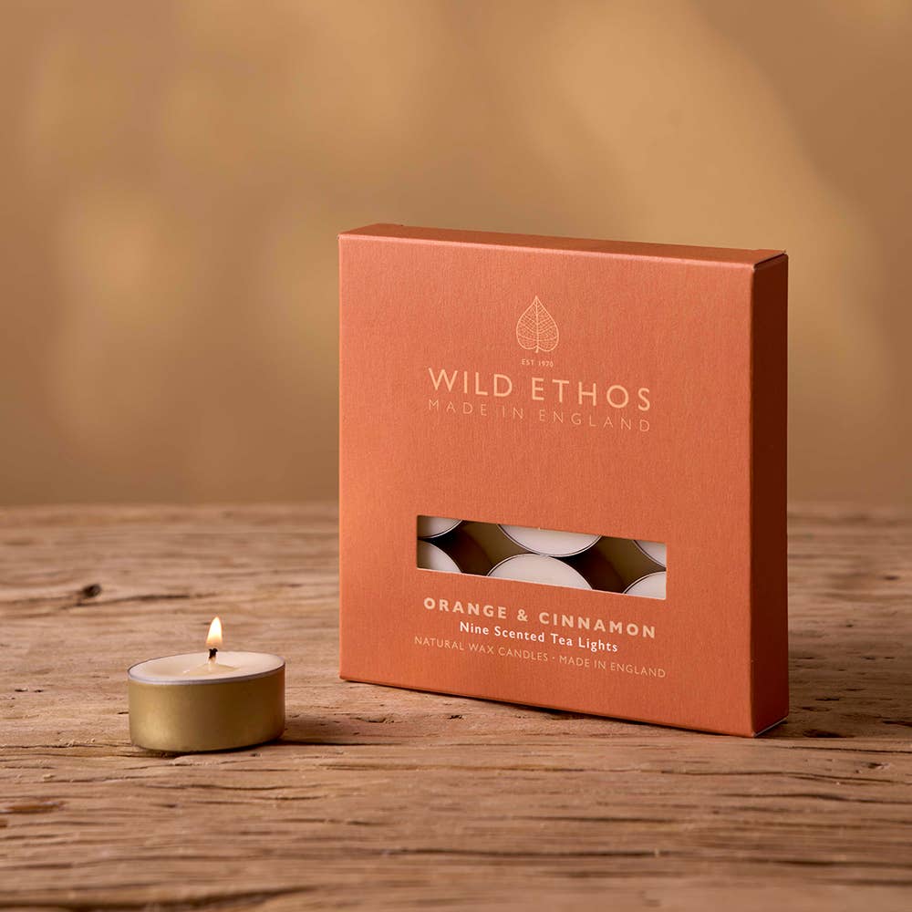 Cinnamon & Orange Scented Tealights