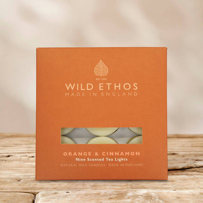 Cinnamon & Orange Scented Tealights