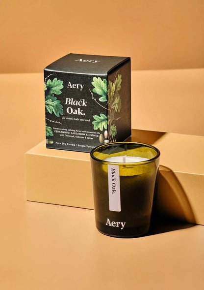Black Oak Mini Candle by Aery