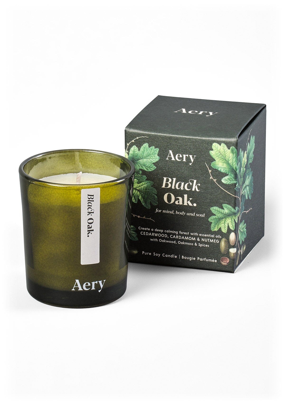 Black Oak Mini Candle by Aery