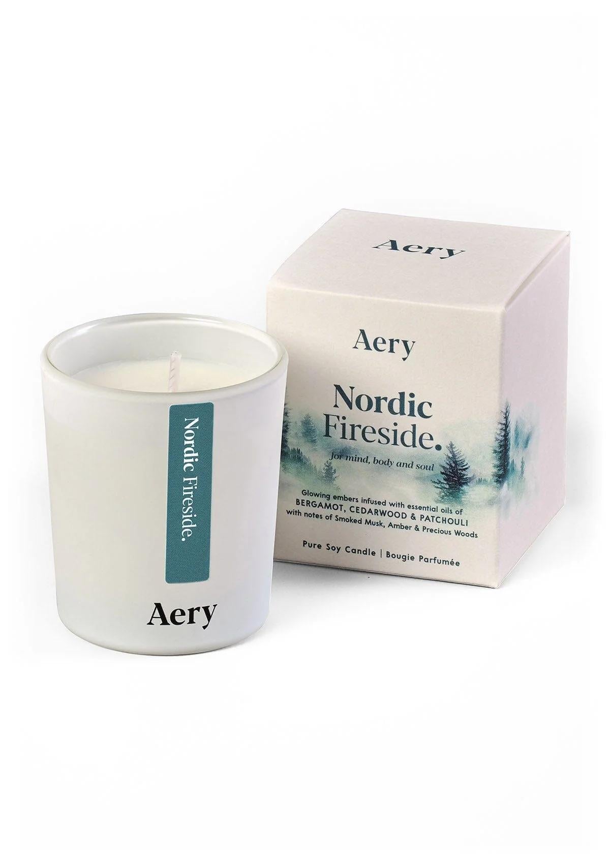 Nordic Fireside Mini Candle by Aery