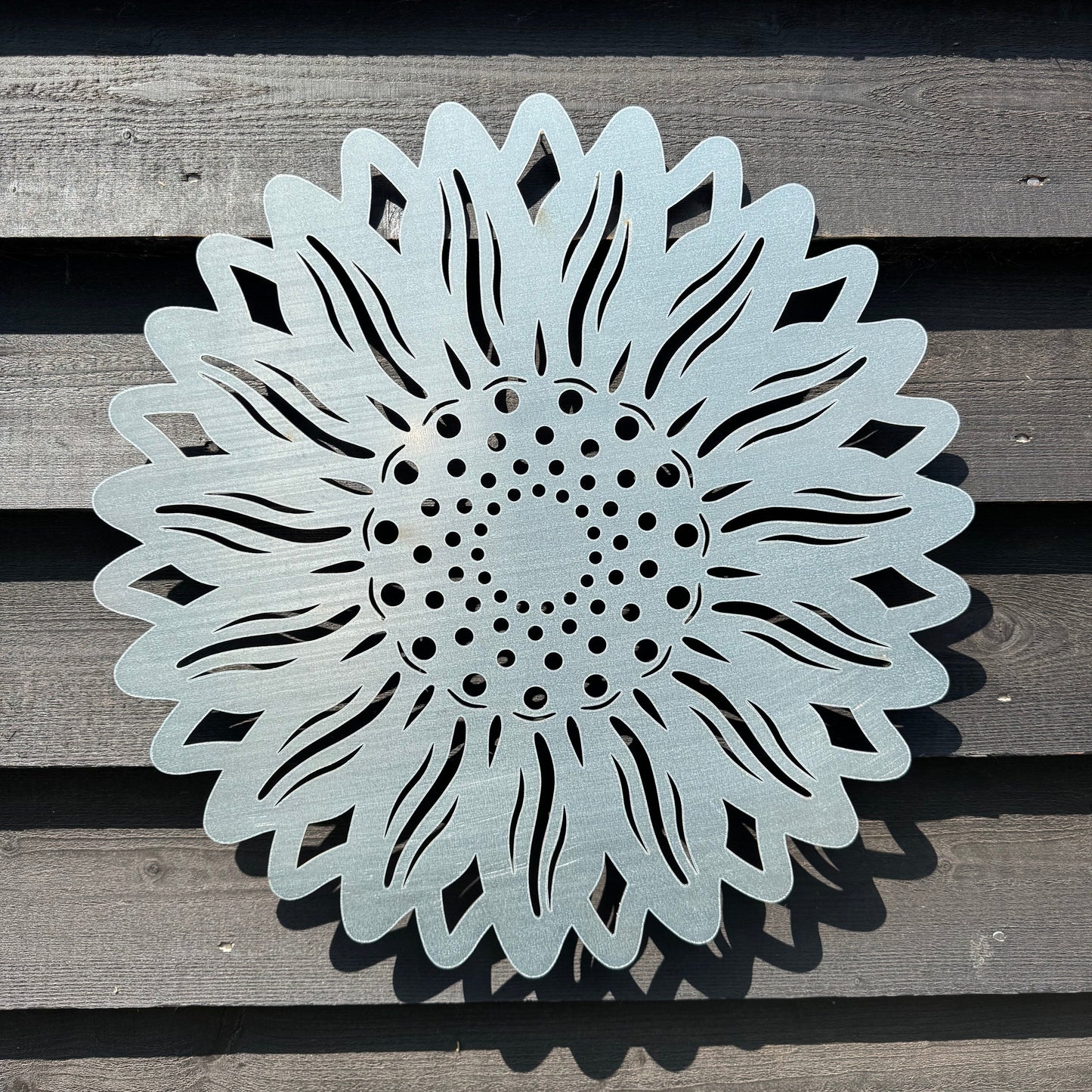 Large Galvanized Steel Sunflower  Garden Decoration