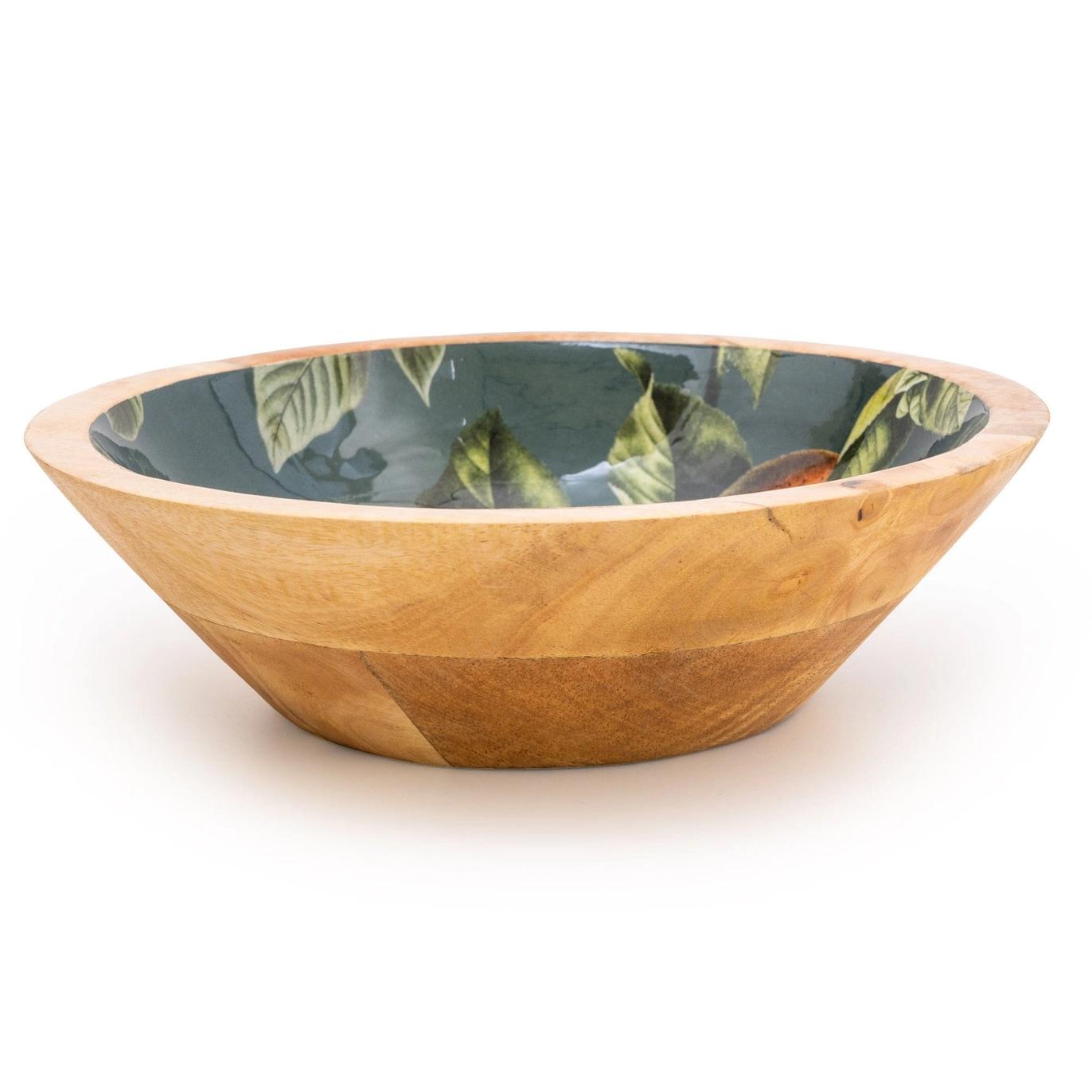 Mango Wooden Bowl With Inlay by Candlelight Home