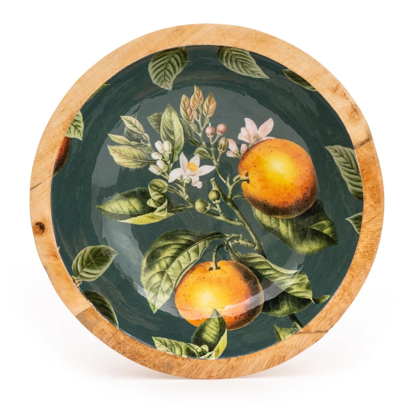 Mango Wooden Bowl With Inlay by Candlelight Home