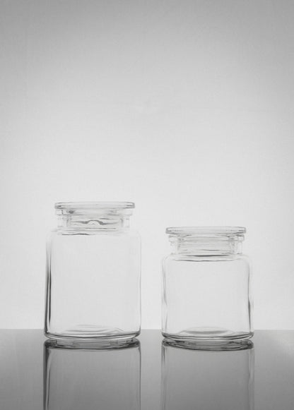 Clear Storage Jar Set