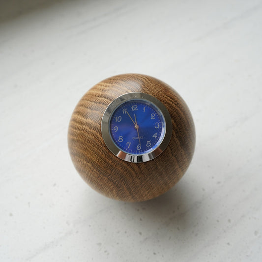 Artisan Orb Clock - Blue