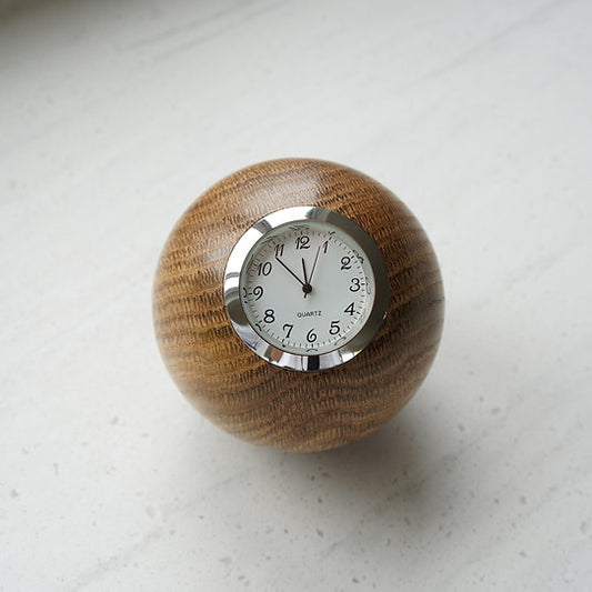 Artisan Orb Clock - White