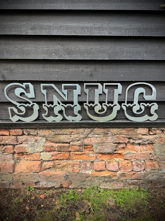 SNUG Steel Circus/Carnival style Lettering 12 inch