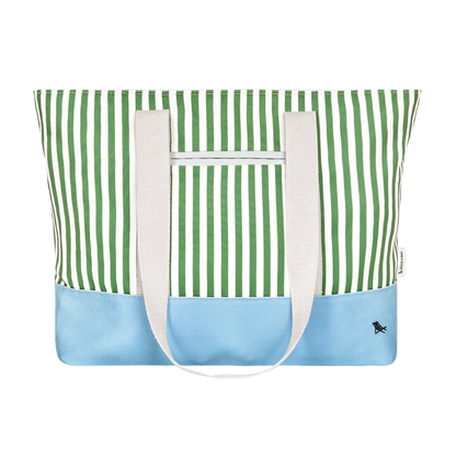 Canvas Beach Bag - Olive Grove by Dock & Bay