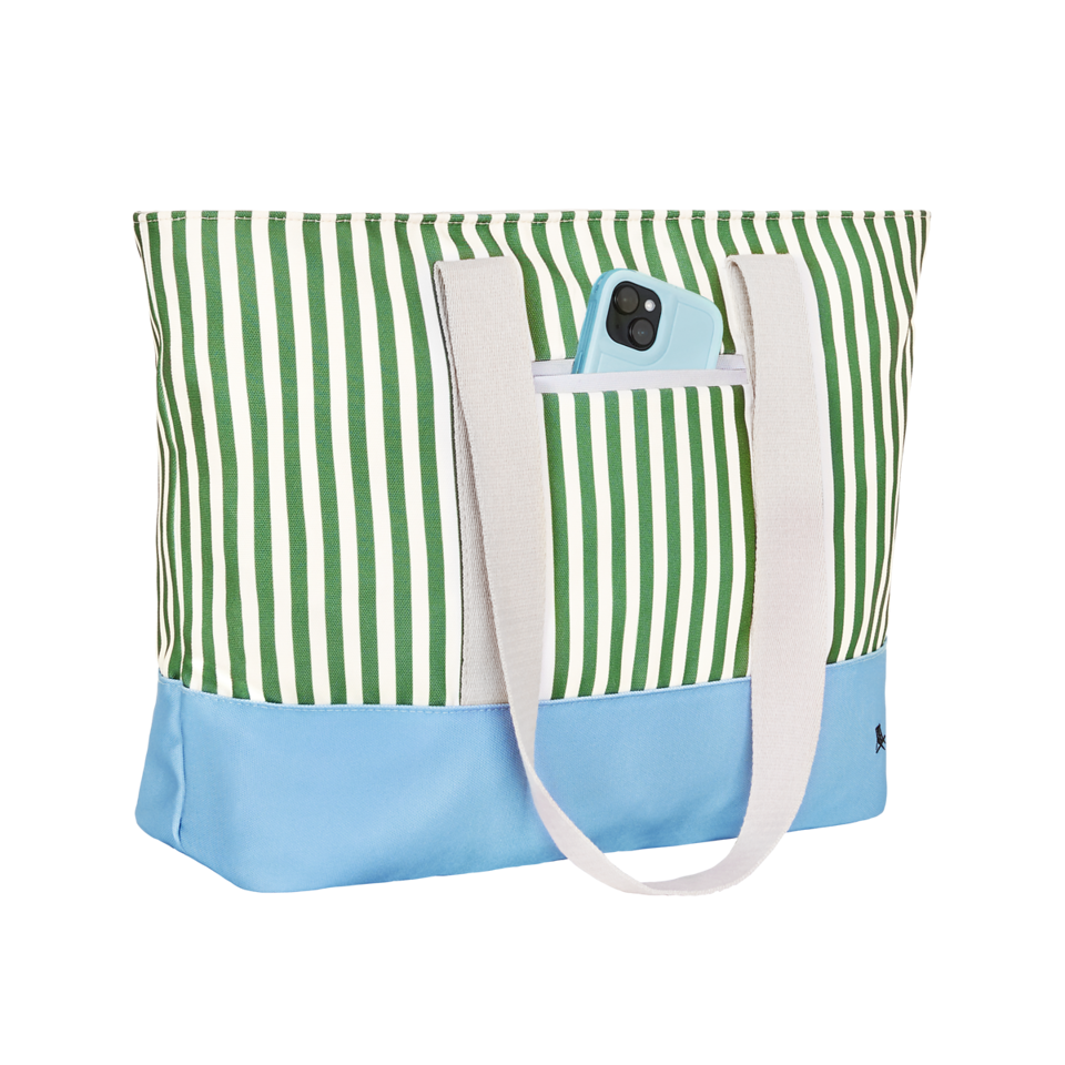 Canvas Beach Bag - Olive Grove by Dock & Bay