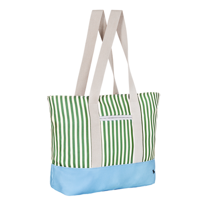 Canvas Beach Bag - Olive Grove by Dock & Bay