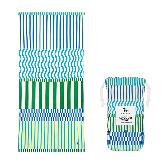 XL Blueberry Spritz Beach Towel by Dock & Bay