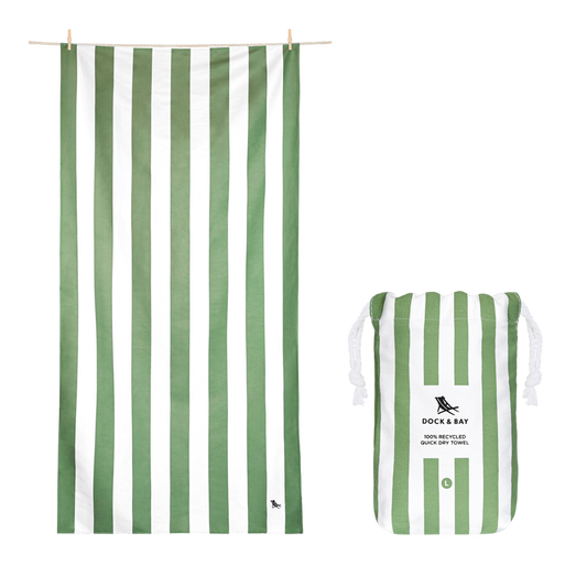 Cayman Olive Beach Towel