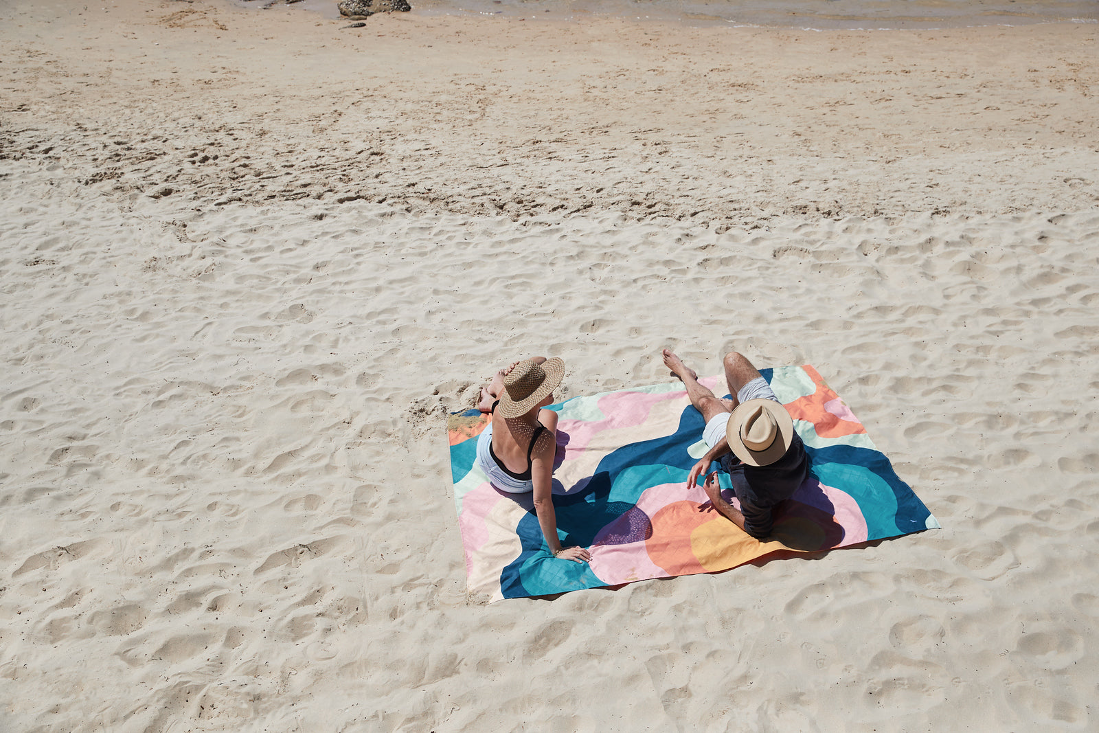 Get Wavy Picnic Blanket by Dock & Bay