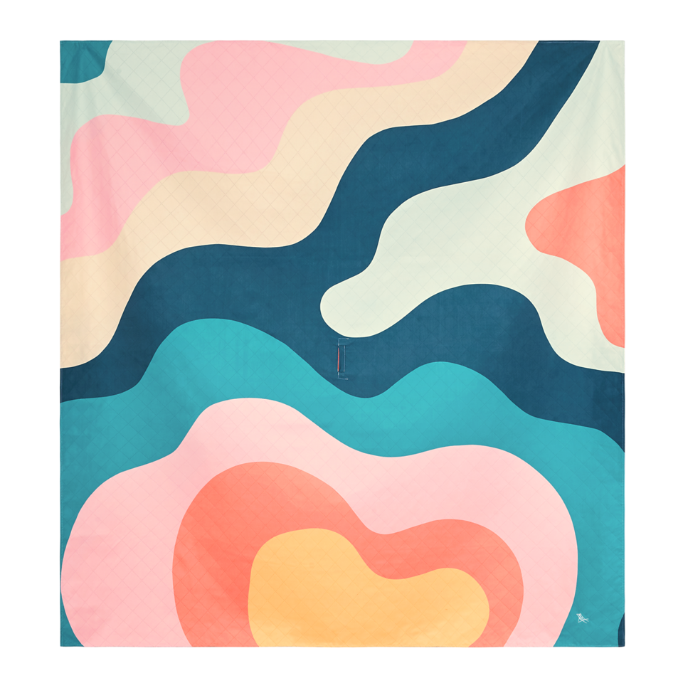 Get Wavy Picnic Blanket by Dock & Bay
