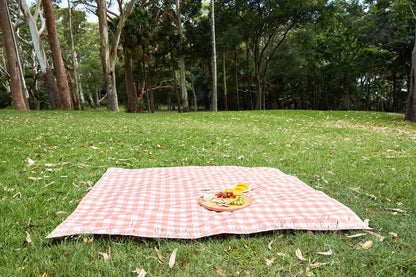 Dock and Bay Strawberries & Cream Picnic Blanket