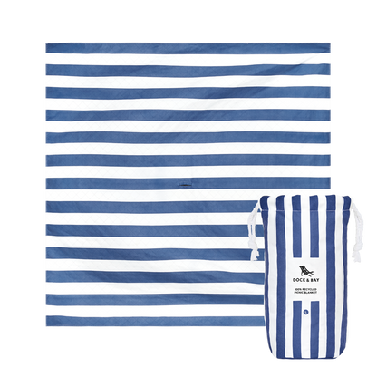 Dock and Bay Whitsunday Blue Picnic Blanket
