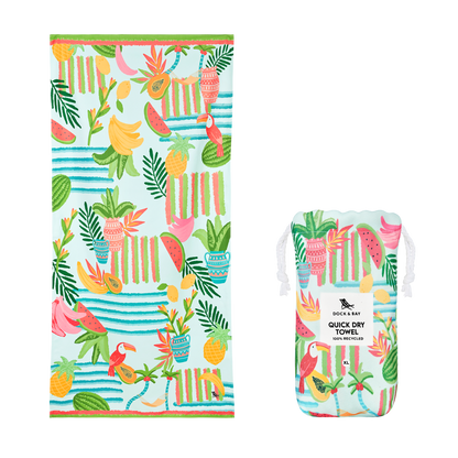 XL Tropicana Treat Beach Towel by Dock & Bay