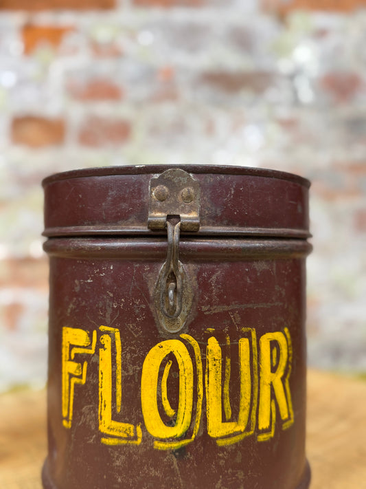 Vintage Galvanised Metal Tub Container