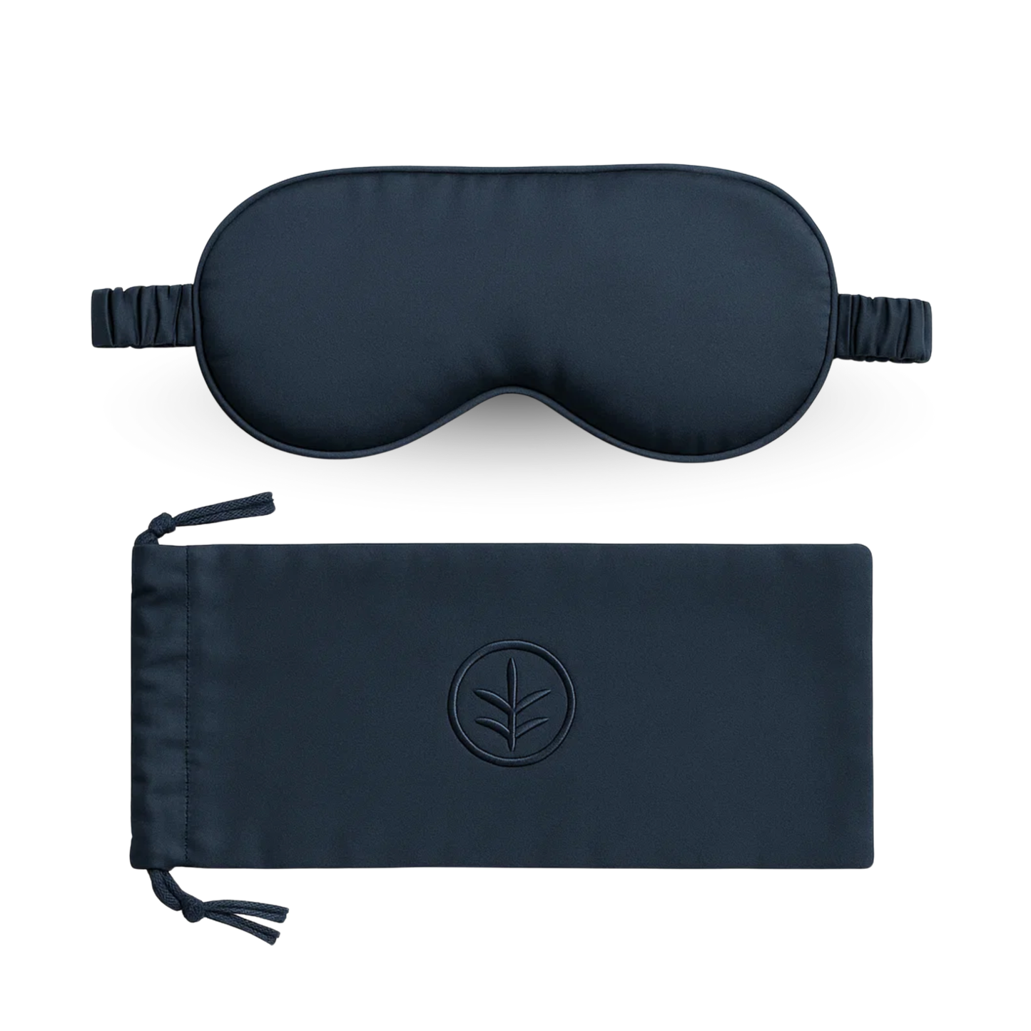 Essential Silk Sleep Eye Mask in Navy (Eucalyptus Silk)